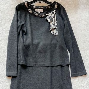 St. John Collection Gray Suit